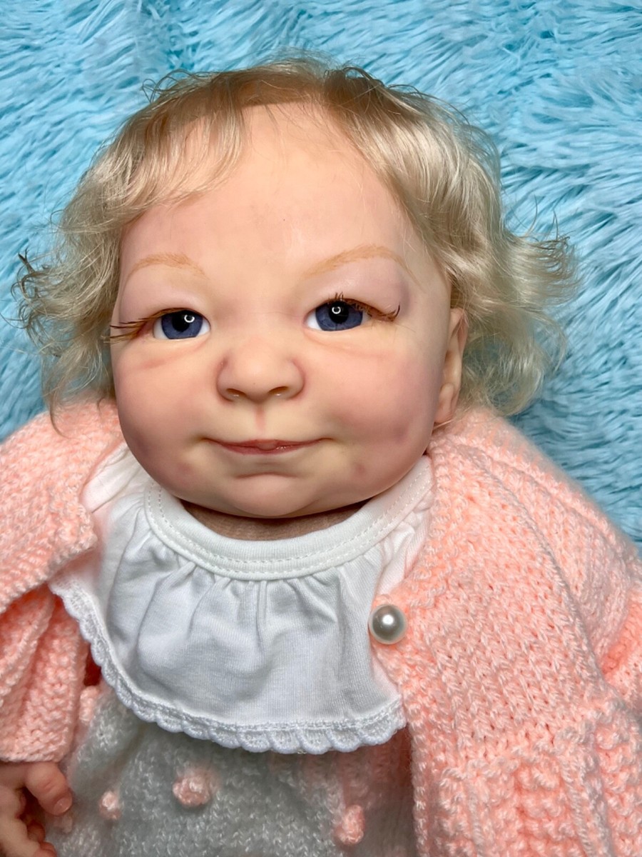 New 20” Luan baby girl Doll by Doris Moyers Hornbogen reborn artist Peg  Spencer