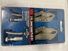Michigan Industrial  Tools , 2pc JUMBO LOCKING PLIER SET