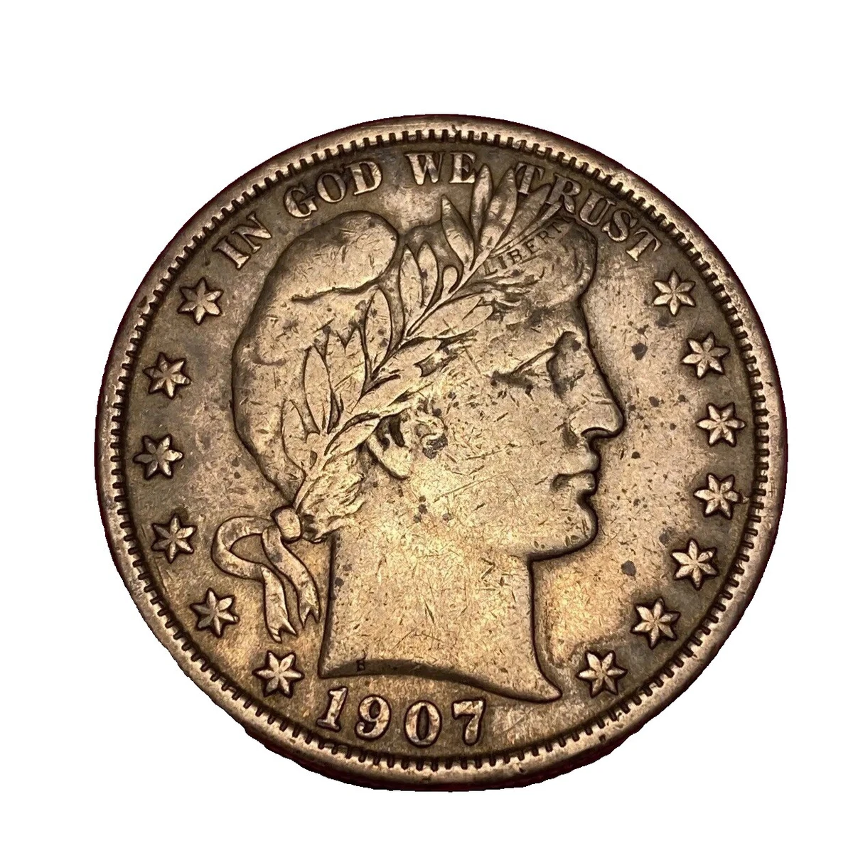 1907 Year Barber Half Dollars (1892-1915) for sale | eBay