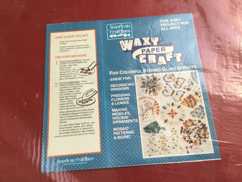 Waxy Paper Craft, 35 sheets included