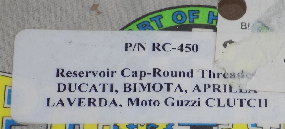 ProTek Billet Brake Clutch Fluid Reservoir Cover Cap Lid Ducati 748 996 RC-450 - Image 3 of 3