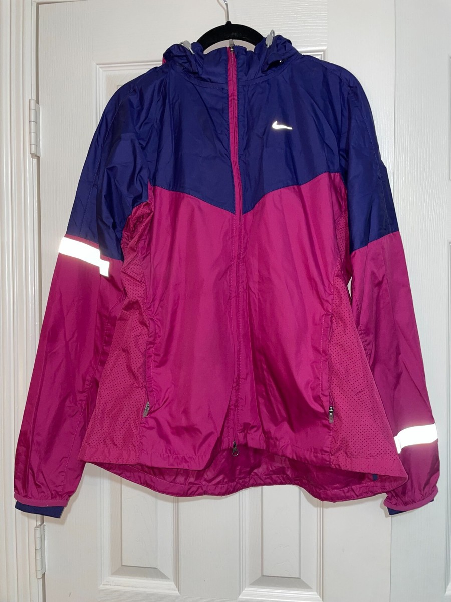 nike womens running rain jacket