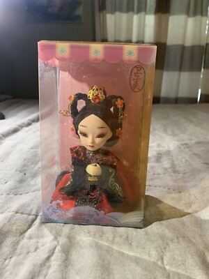6'' Chinese Peking Opera Q version Doll  firgurine Historical Empress Wei Zifu !