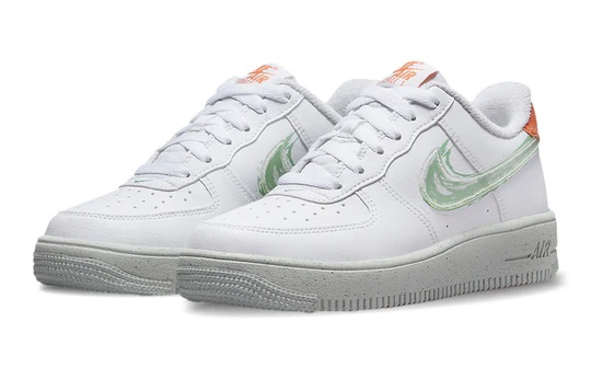 Nike Air Force 1 Low Crater Brushstroke DX3067-100 GS Youth Sizes