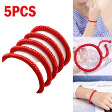 Women Man Adjustable Thread String bracelet Lucky Red Handmade rope Jewelry Gift