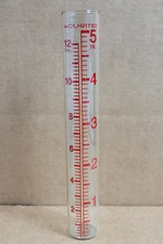 Carruth Studio Direct Replacement Glass Rain Gauge Tube / Vial (1) 
