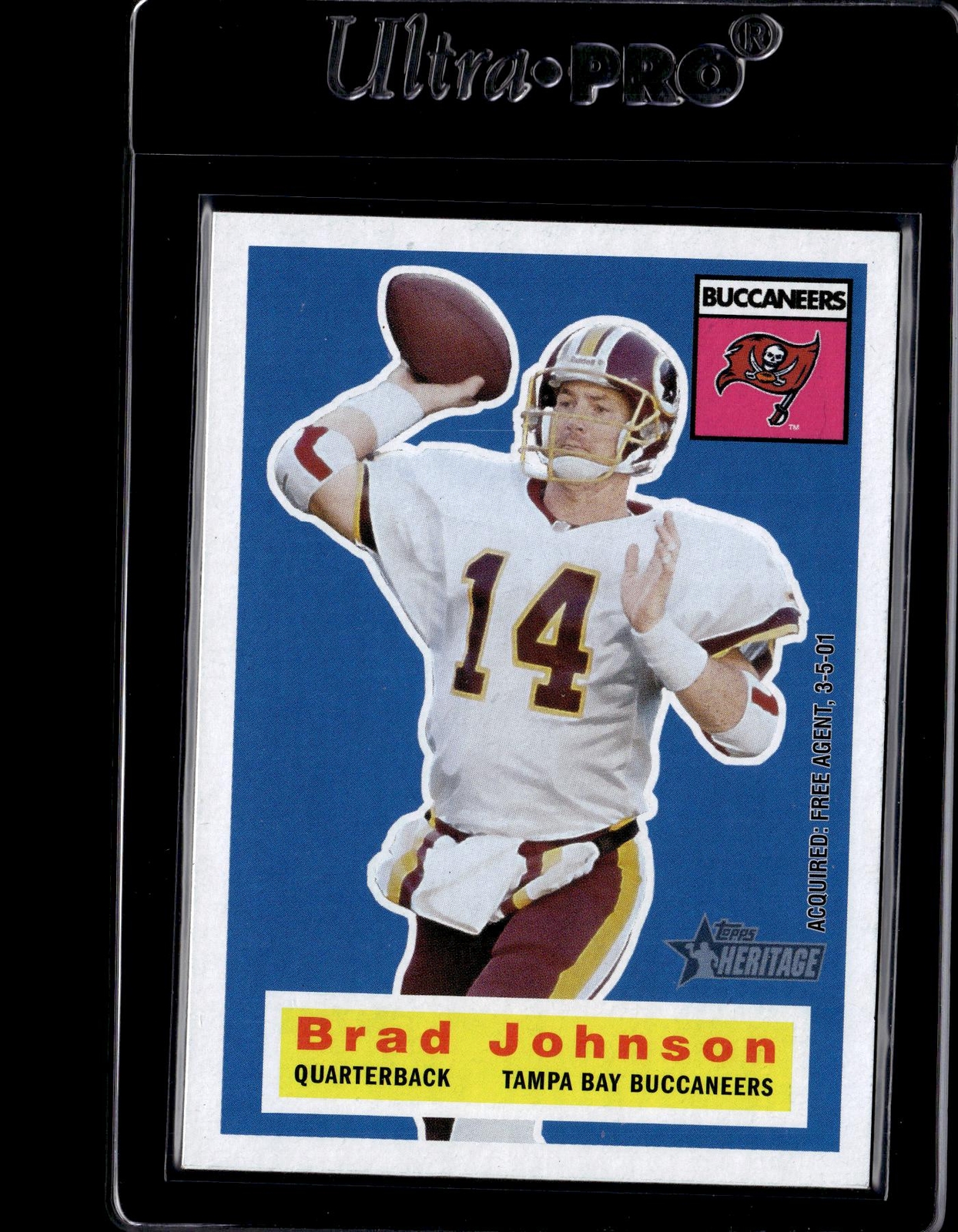 2001 Topps Heritage #40 Brad Johnson