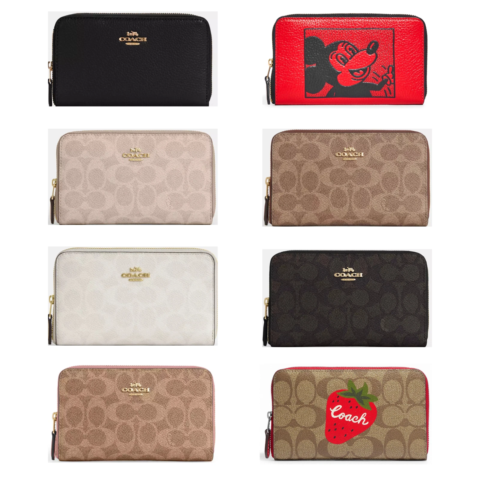 Portafoglio donna COACH medio ID zip