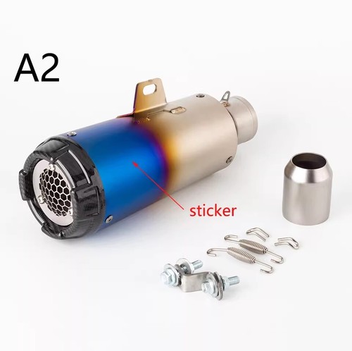 For Ducati Panigale 959 1199 1299 V2 V4 V4S Motorcycle Exhaust Pipe Muffler 51mm - Picture 3 of 9
