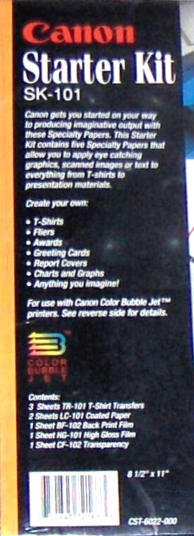 Canon STARTER KIT Sk-101 Create Your Own T-Shirts & more, Anything you imagine! - Image 2 of 4