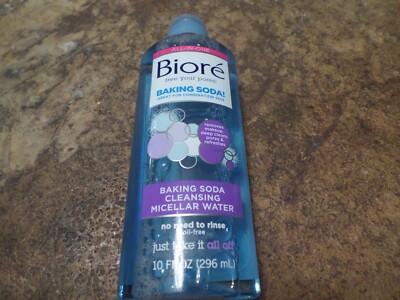 BRAND NEW! Biore Baking Soda Cleansing Micellar Water - Net 10 OZ