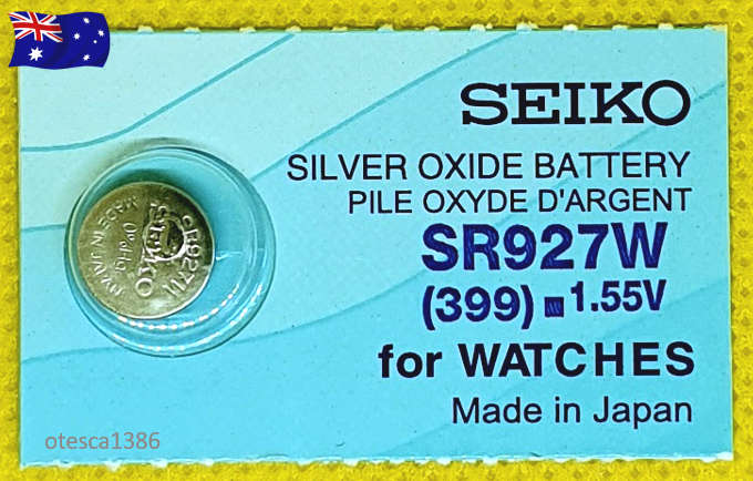 Seiko Pile Sr 927 W Seiko ENERGIZER 395-399 SR927SW-SR927W Lot De