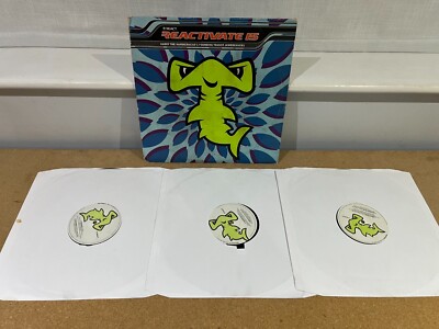 REACTIVATE 15 - 3 x 12'' VINYL RECORDS - VERY RARE - FREE UK POSTAGE!!