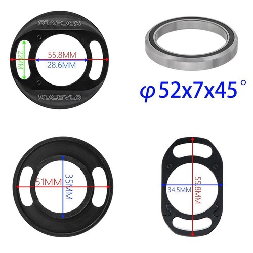 Auriculares expansor de 1-1/8" para bicicleta de carretera cable interno horquilla cojinete de dirección - Imagen 2 de 15
