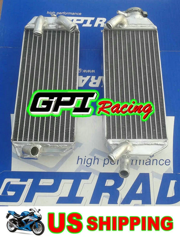 Aluminum radiator for Suzuki DRZ400E DRZ400 2002-2007 K2/K3/K4 02 03 04 05 06 07 - Image 2 of 4