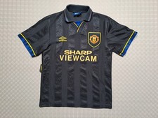 Manchester United 1993/1995 10 Giggs Football Shirt Vintage Umbro Jersey Size S