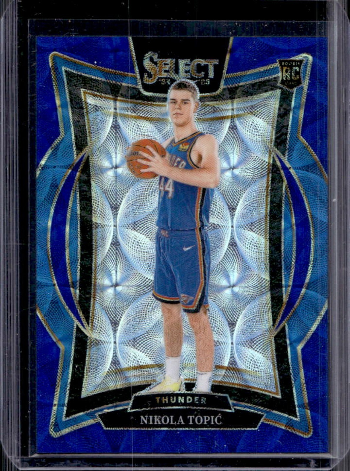 2024-25 Panini Select Nikola Topic Concourse RC Blue Scope Prizm #/249 Thunder