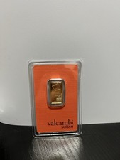 Valcambi Suisse Gold Bar 999.9g 5g Sealed in Assay Card