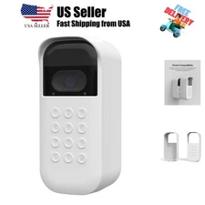 Durable Water-Resistant Silicone Cover for myQ Smart Garage Keypad - Left-Angle