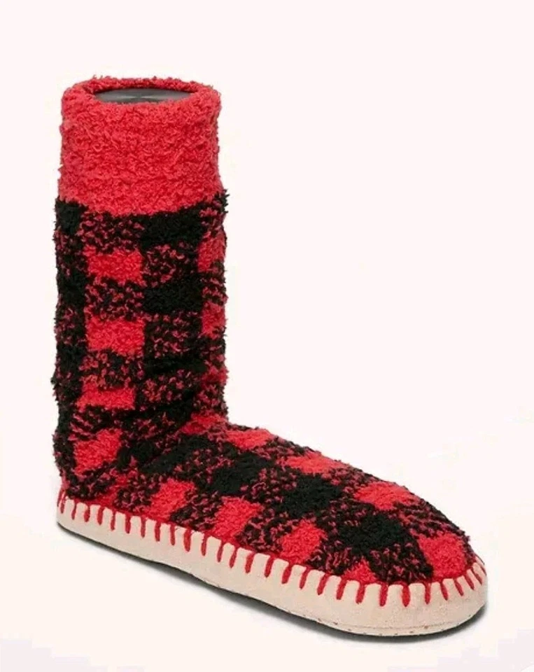 Calcetines deportivos acogedores Old Navy para mujer a cuadros búfalo - grandes/XL - Nuevos Foto 3 de 3