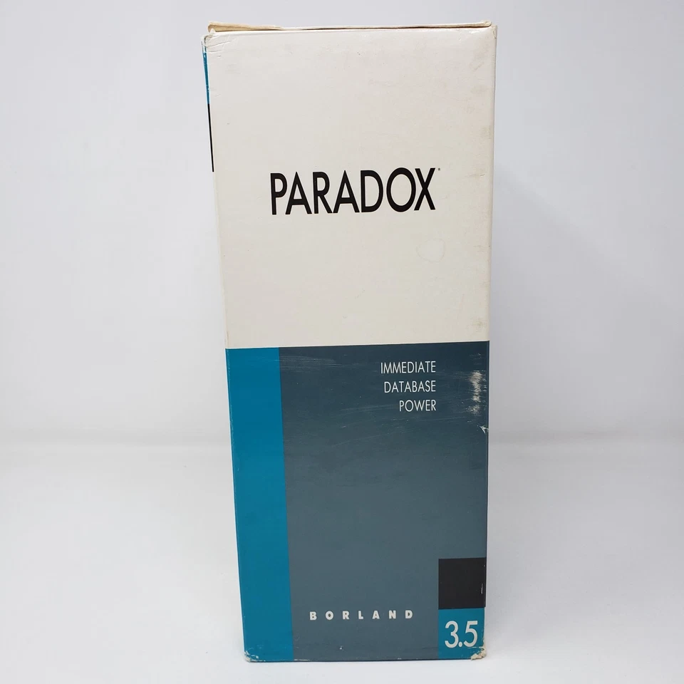 Borland Paradox 3.5 DOS Version 5.25" & 3.5" Floppy Discs Sealed - DBMS - Image 3 of 4