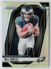 Will Shipley 2024 Panini Prizm Rookie Variations Silver Prizm #40 Eagles (RC)