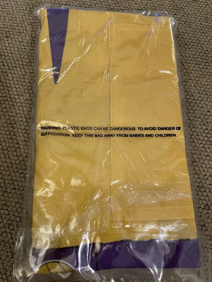 Delantal de barbacoa NBA LA Lakers - 100 % poliéster - LeBron James/nuevo en bolsa Foto 3 de 4