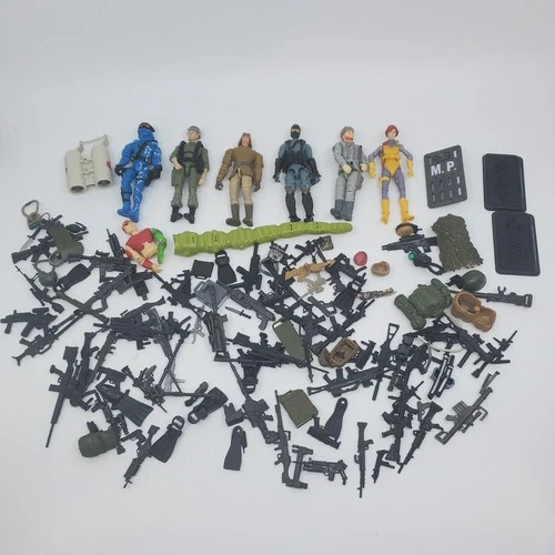 Mixed Lot of 2000s Gi Joe Modern Era Figures, and Accessories Large Lot