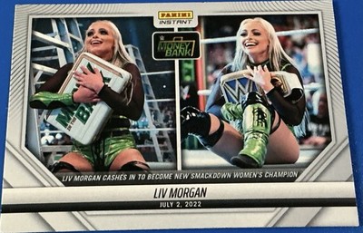 2022 PANINI INSTANT WWE #54 LIV MORGAN - Becomes Smackdown world Champion 1/287