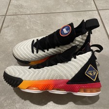 Nike LeBron 16 GS Space Travel AQ2465-188 White/Black Kid s Youth 5.5 No Box