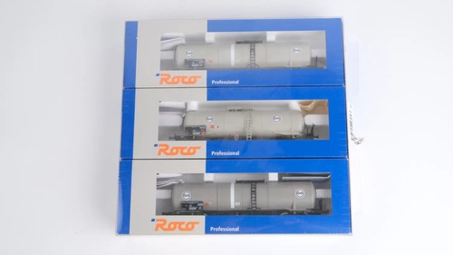 Roco H0 45987 Juego de vagones cisterna "Eva" 3 piezas DB corriente continua | Condition: Gebraucht