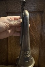 Civil War Cavalry Bugle Brass Soldier Army Decor Union Music Infantry BLEMISH