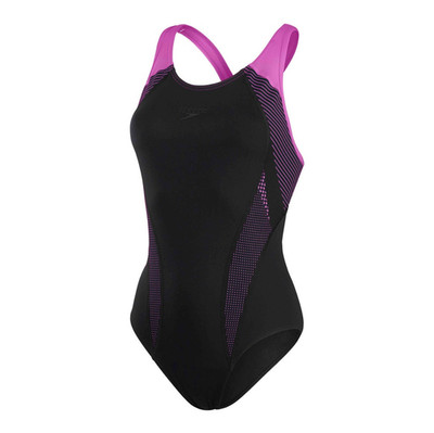 Speedo Damen Badeanzug schwarz / Endurance+ Laneback / Bademode / UVP 42£
