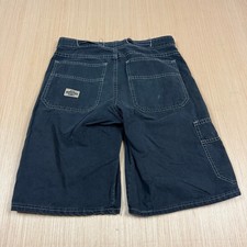 Vintage 90s Lee Dungarees Carpenter Shorts Denim Drawstring Work Skater 34 loose