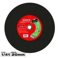 DIABLO DBD140125G01C 14" x 1/8" x 20mm High Speed Masonry Cut-Off Disc