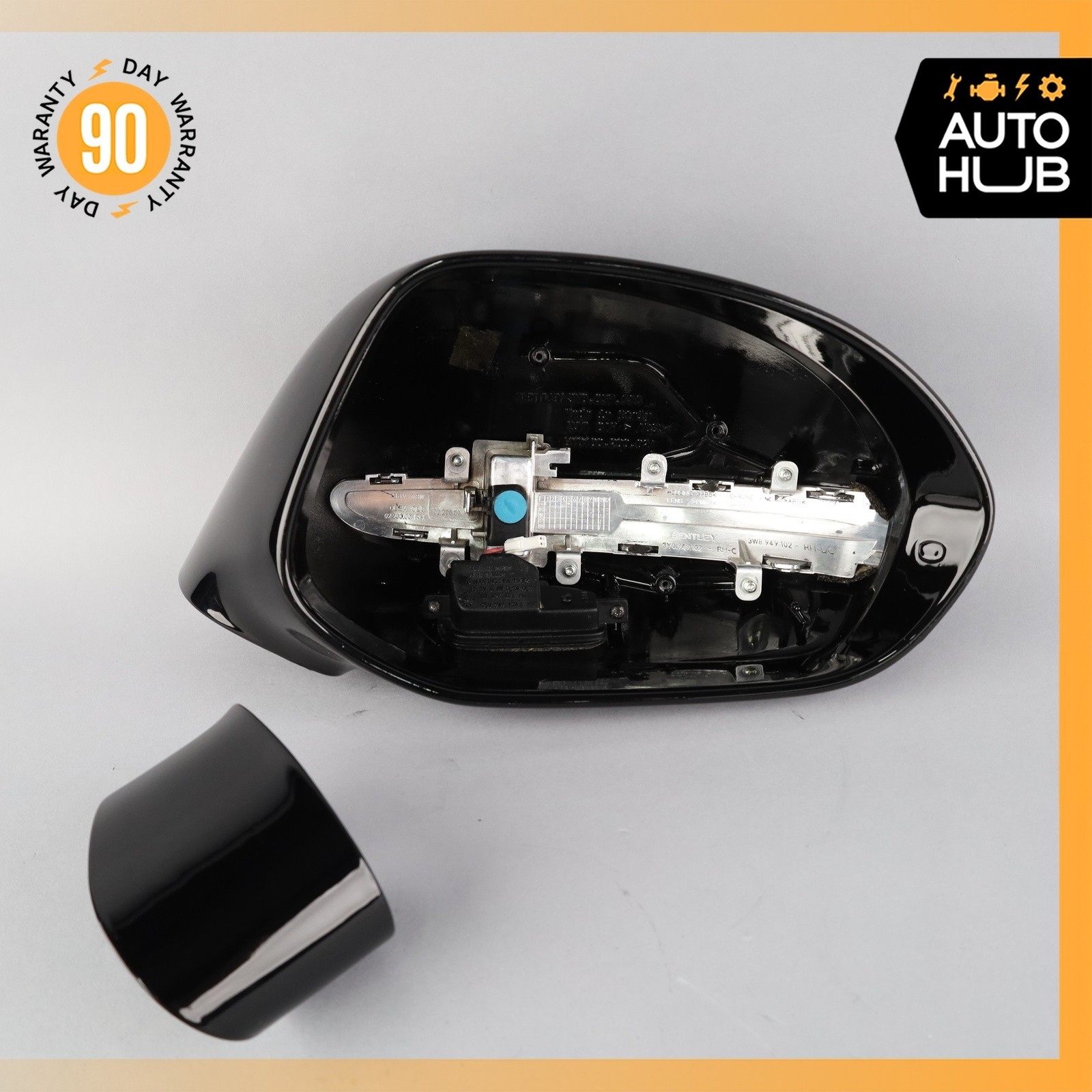 10-18 Bentley Continental GT GTC Right Rear View Door Mirror Housing OEM