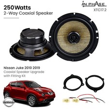 In Phase Nissan Juke 2010 2019 Coaxial Speaker Upgrade with Fitting Kit