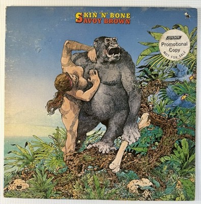 Savoy Brown ''Skin N Bone'' Vinyl LP Record - 1976 US .PS 670 (VG+/VG+) Promo