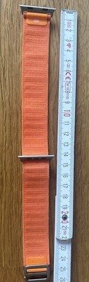Apple Alpine Loop Größte L in Orange Titan für Apple Watch Ultra 49mm