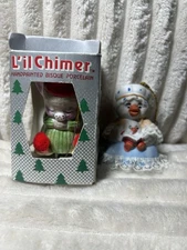 Vintage Jasco Caring Critter Chimera Porcelain Christmas Ornament