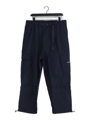 Adidas Herren Hose XL Blau 100% Baumwolle Straight Cargo Neu Mit Etikett