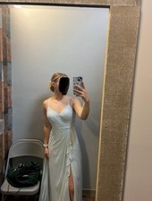 Women s Size 4-6 Prom Dress Evening Gown Formal Dress Light Blue Bridesmaid