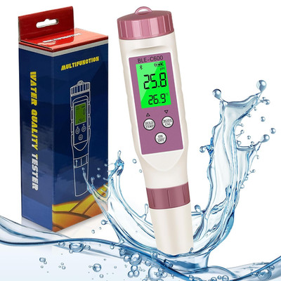 7 in 1 PH Meter PH Tester,0.01 High Accuracy Digital PH Meter for Water,Ph/Tds/E
