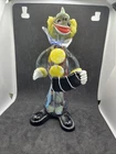 *Broken* VINTAGE ITALIAN HAND-BLOWN MURANO GLASS CLOWN FIGURINE 8.5" *Broken*