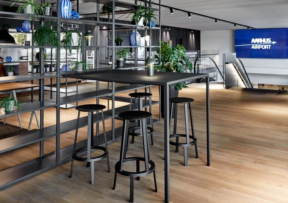 HAY Sleek Designer Revolver Bar Stool, Black RRP £255 - Image 3 of 3