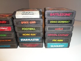 Lot of 22 Atari 2600 Games OEM Cartridges Only - 1 Mystery Game