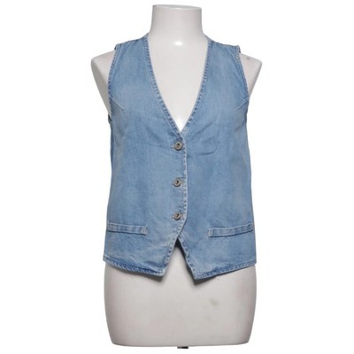 Please, Jeansweste, Größe: XS, Blau, Einfarbig, Denim, Damen #DnP