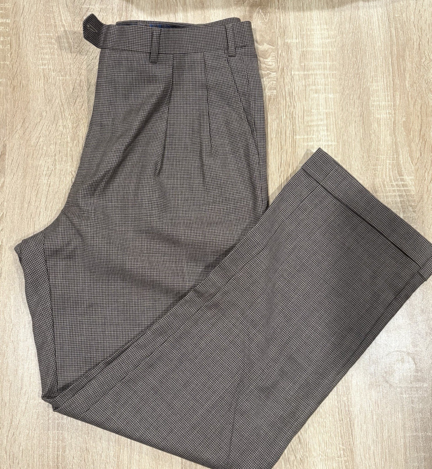 Lauren Ralph Lauren Men's 100% Wool Dress Pants Brown Size 38x34