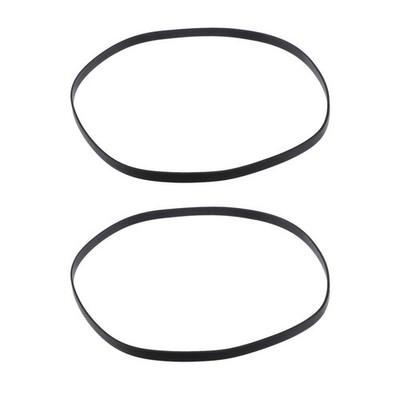 2 Stück Plattenspieler-Riemen-Gummiband-Maschinen-Flachriemen-Ersatzzubehör