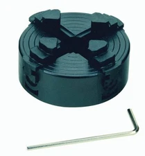 Proxxon Four Jaw Chuck For Lathe Db 250, Black (27024)